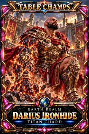 Table Champs Earth Realm avatar Darius Ironhide